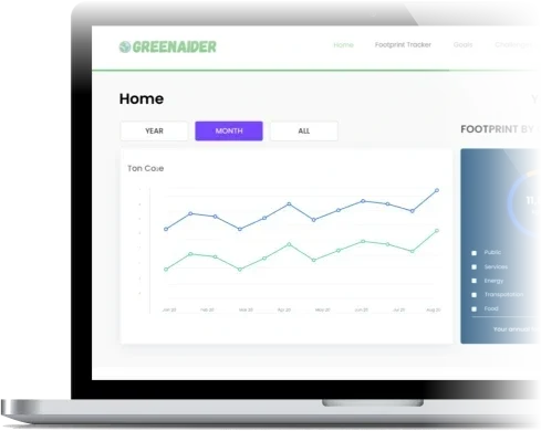 Greenaider app shown on a device