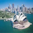 The Sydney Opera House and the city skyline