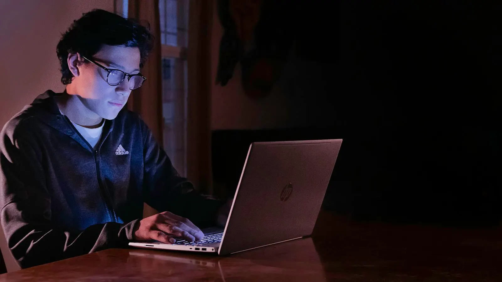 A nearshore developer in Tijuana, Mexico, works at a laptop.