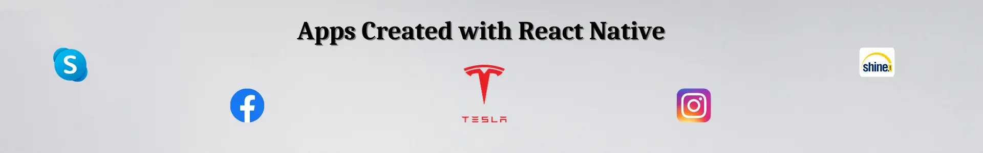 apps created with react native