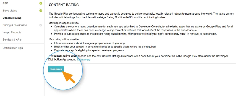 content rating