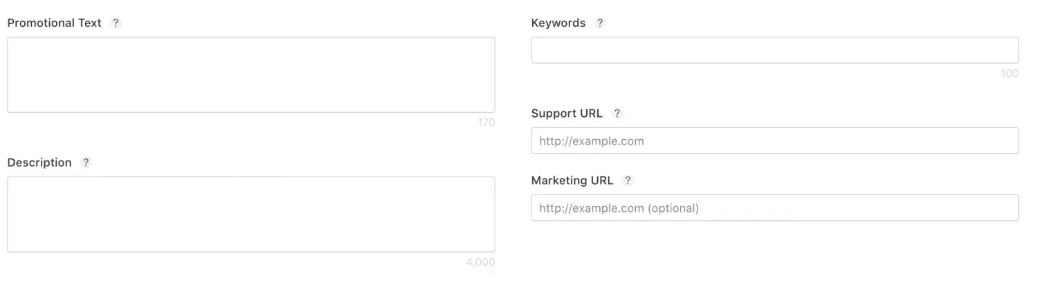 marketing url for apple store