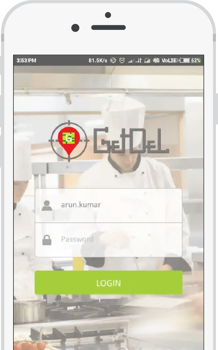 GetDel: Food Delivery Application