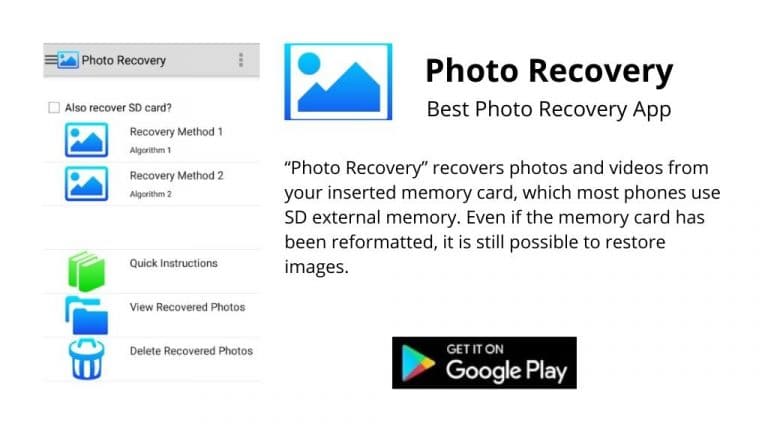 google photo recovery app