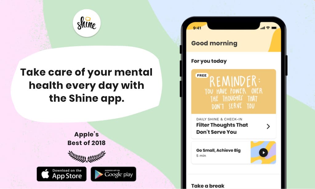 Best Self-Care App | Shine: Calm Anxiety & Stress