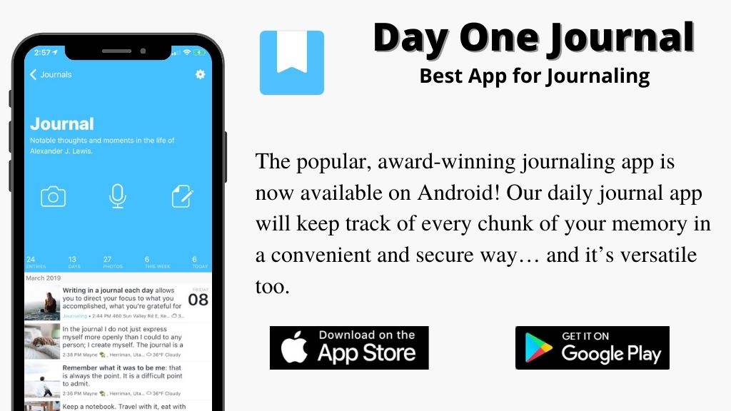 Day One Journal –  Best App for Journaling  