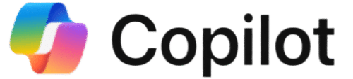 Microsoft copilot with wordmark logo